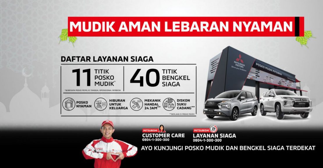 POSKO MUDIK DAN BENGKEL SIAGA MITSUBISHI MOTORS