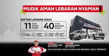 POSKO MUDIK DAN BENGKEL SIAGA MITSUBISHI MOTORS